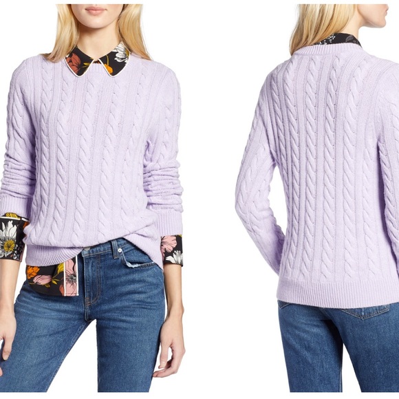 Halogen Sweaters - Perfect cable knit sweater